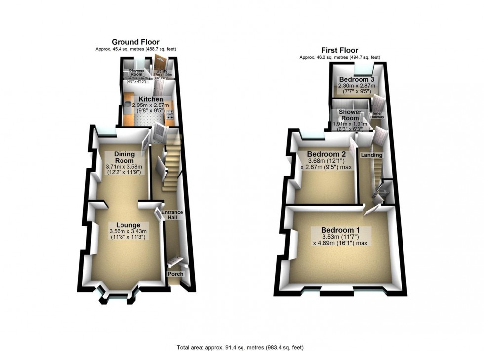 Floorplan for York Road, Wellingborough