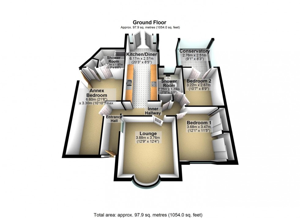 Floorplan for Ridgeway, Wellingborough