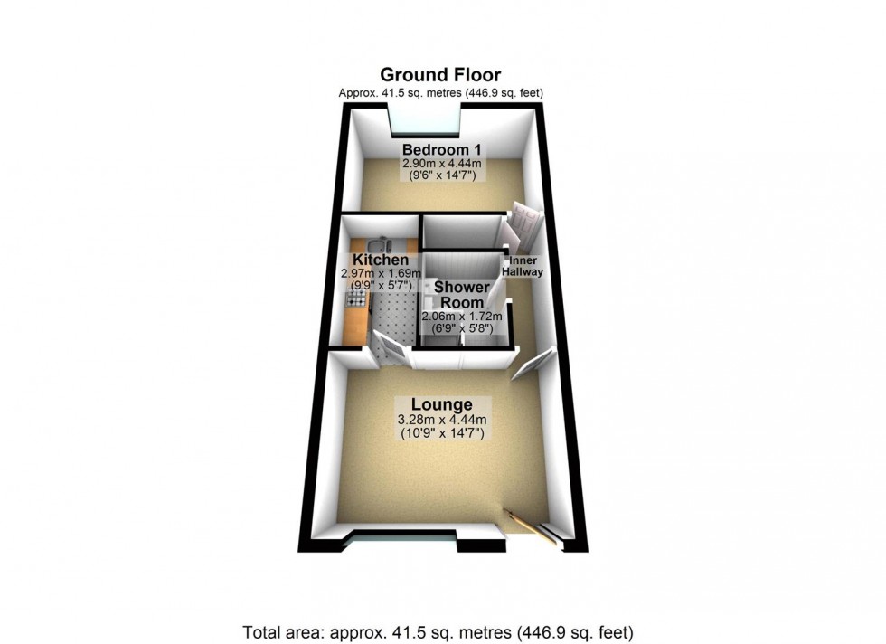 Floorplan for Silverwood Road, Kettering