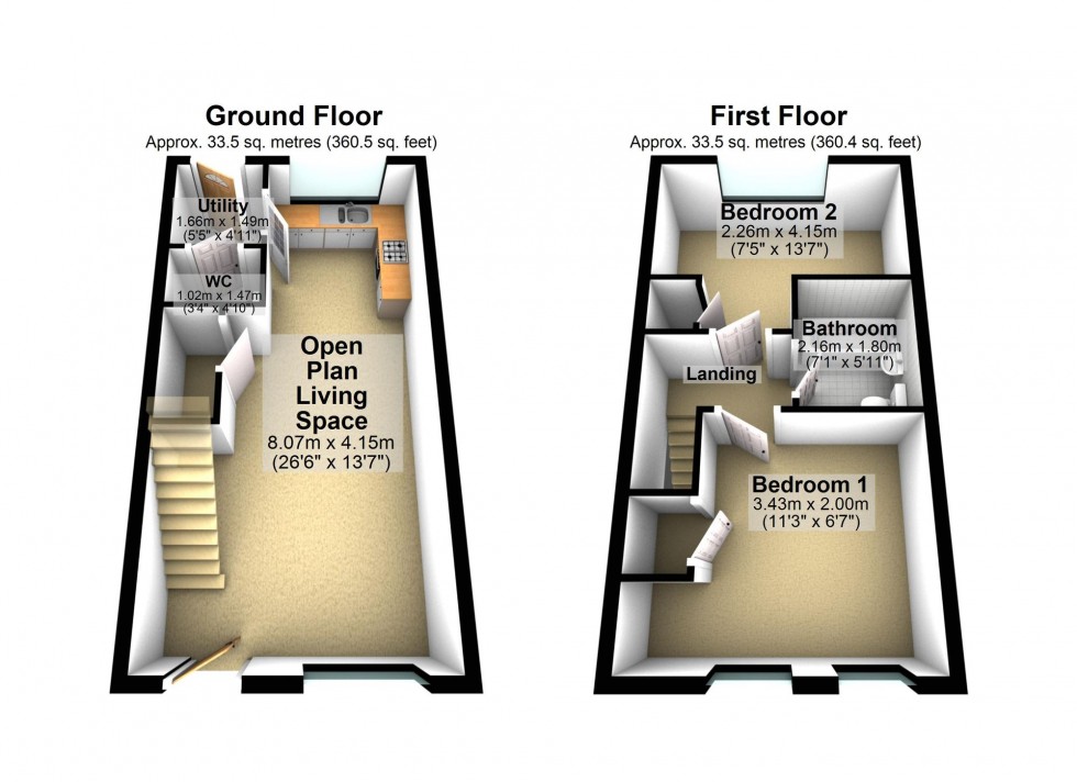 Floorplan for Polonius Road, Wellingborough, NN8