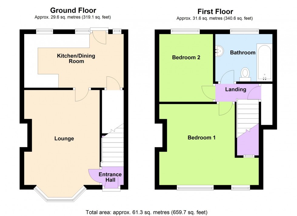 Floorplan for Mill Road, Wellingborough, NN8