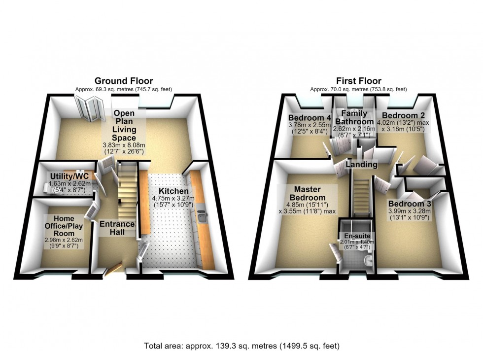Floorplan for Shale Meadow, Wellingborough, NN8