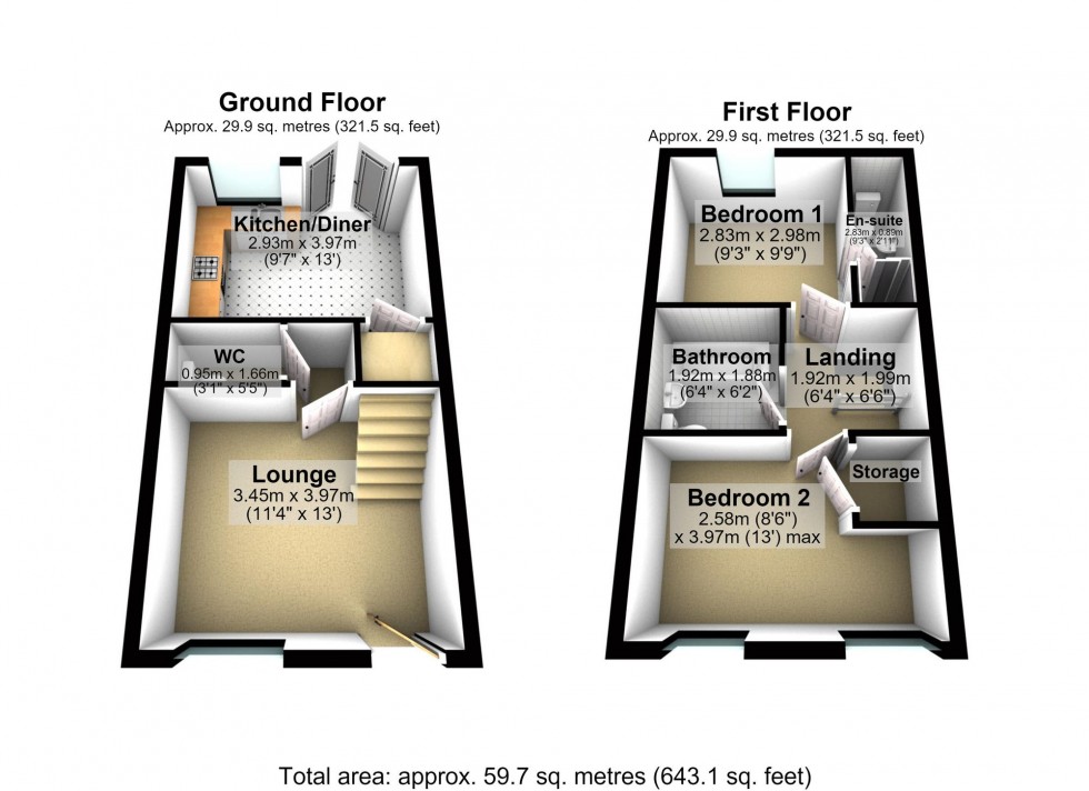Floorplan for Martingale Street, Wellingborough, NN8