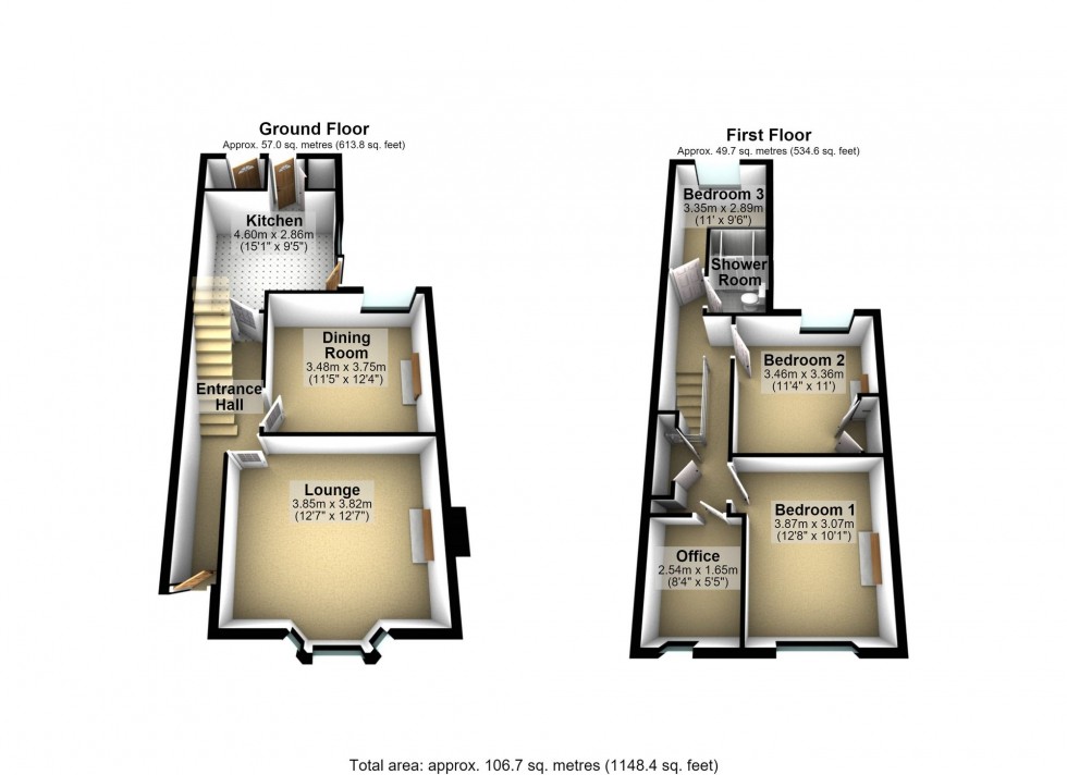 Floorplan for Alma Street, Wellingborough, NN8