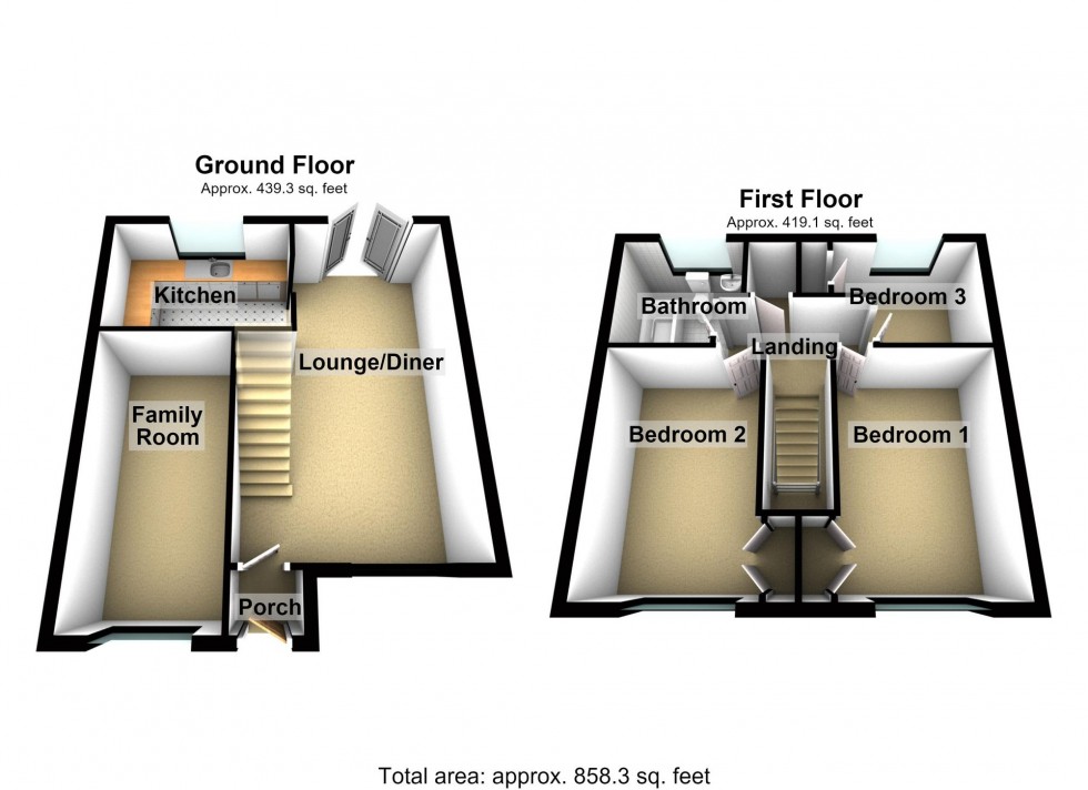 Floorplan for Naseby Close, Wellingborough, NN8
