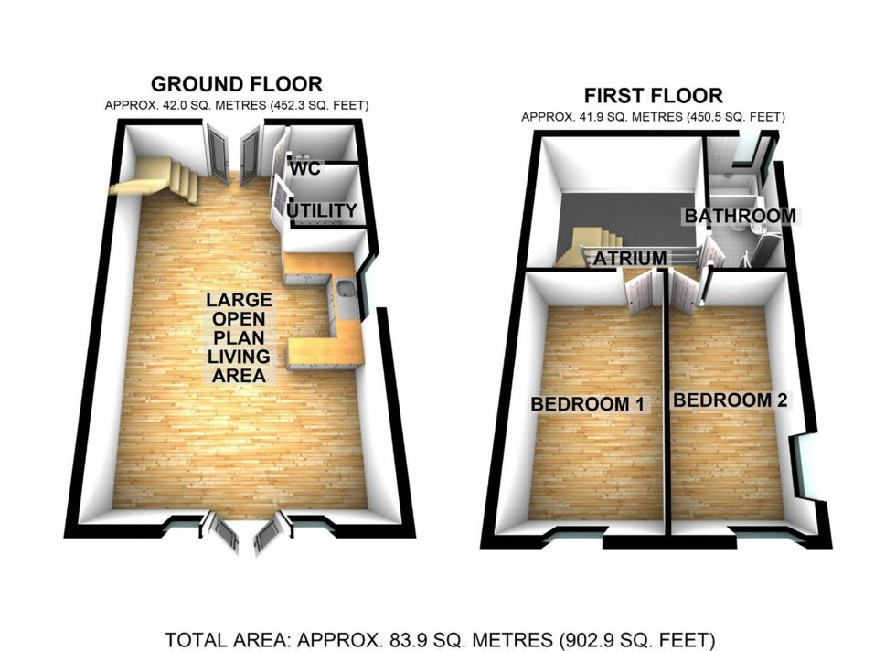 Floorplan for Eastfield Road, Wellingborough, NN8