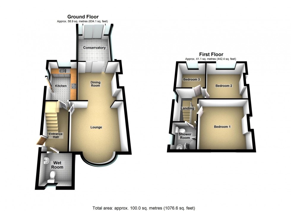 Floorplan for Gold Street, Wellingborough, NN8