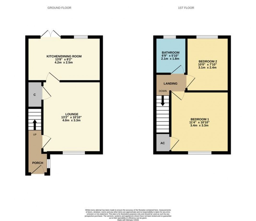 Floorplan for Carradale Close, Kettering, NN16