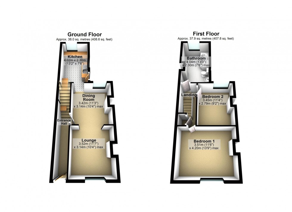 Floorplan for Regent Street, Wellingborough, NN8