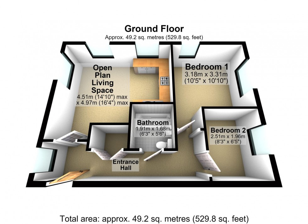 Floorplan for Station Road, Rushden, NN10