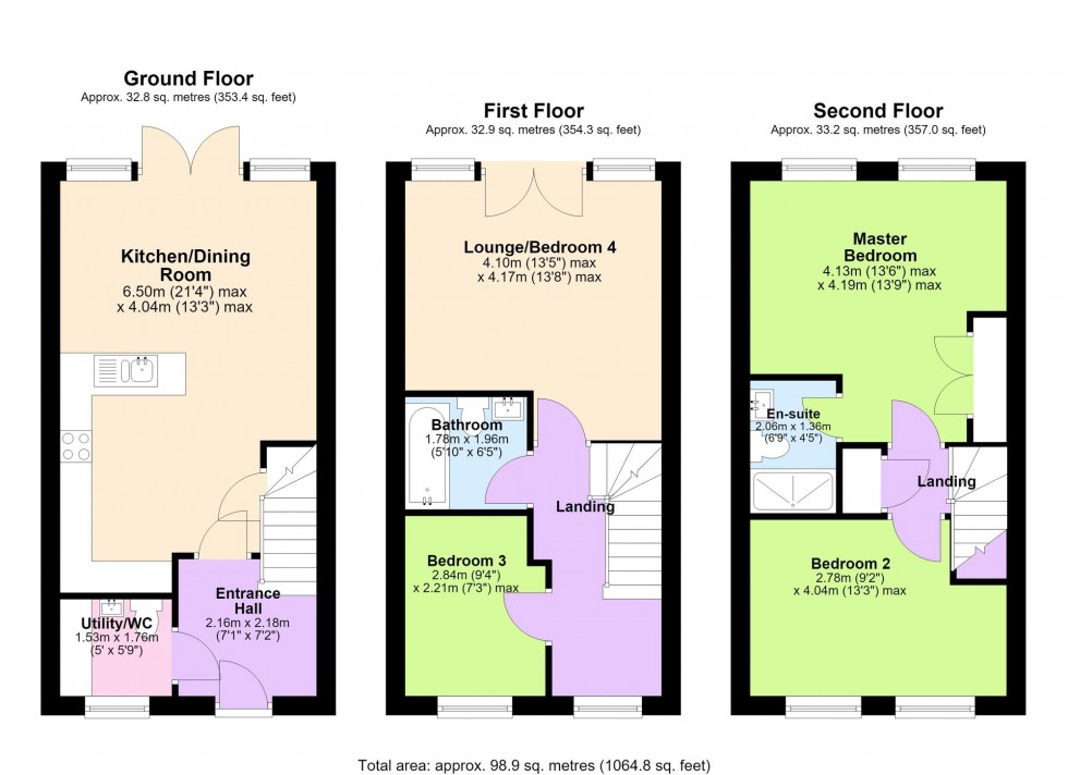 Floorplan for Driver Way, Wellingborough, NN8